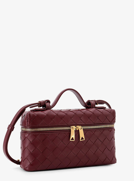 Bottega Veneta Bang Bang Leather Vanity Case With Intrecciato Motif