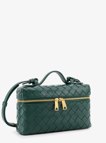 Bottega Veneta Bang Bang Leather Vanity Case With Intrecciato Motif