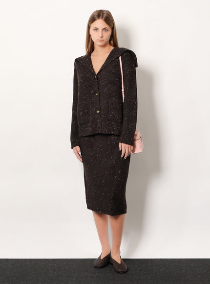 Bottega Veneta Midi Wool Skirt