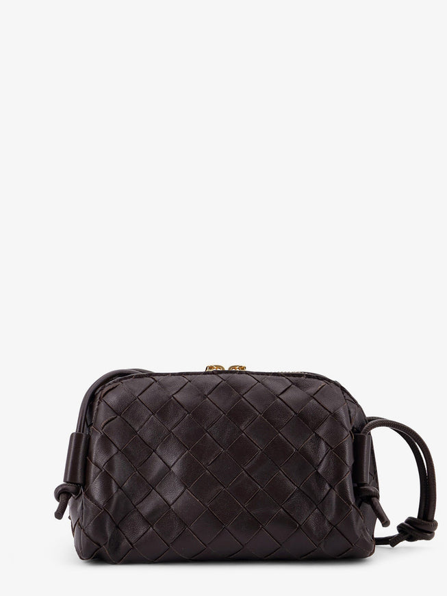 Bottega Veneta Concert Leather Clutch With Intrecciato Motif