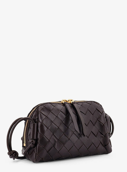 Bottega Veneta Concert Leather Clutch With Intrecciato Motif