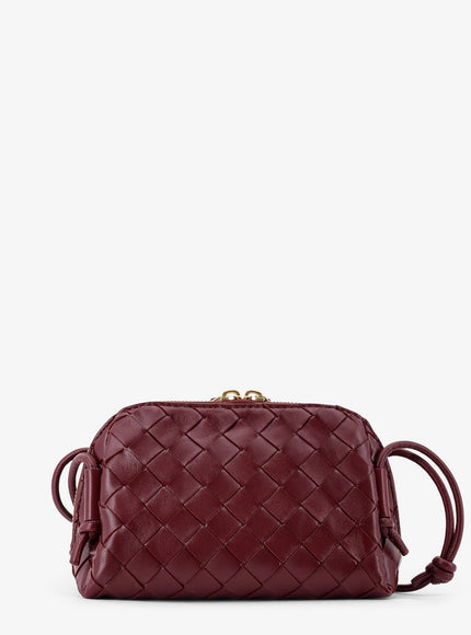 Bottega Veneta Concert Leather Clutch With Intrecciato Motif