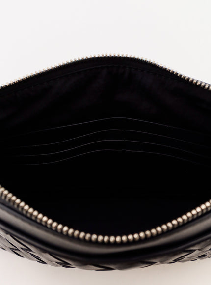 Bottega Veneta Intrecciato Prism Leather Pochette