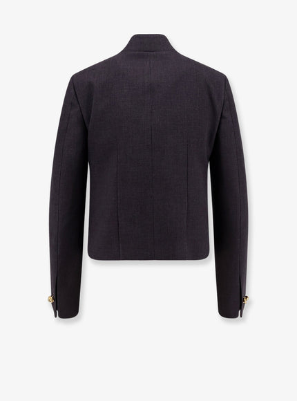 Bottega Veneta Cotton And Viscose Blazer With Knots Detail