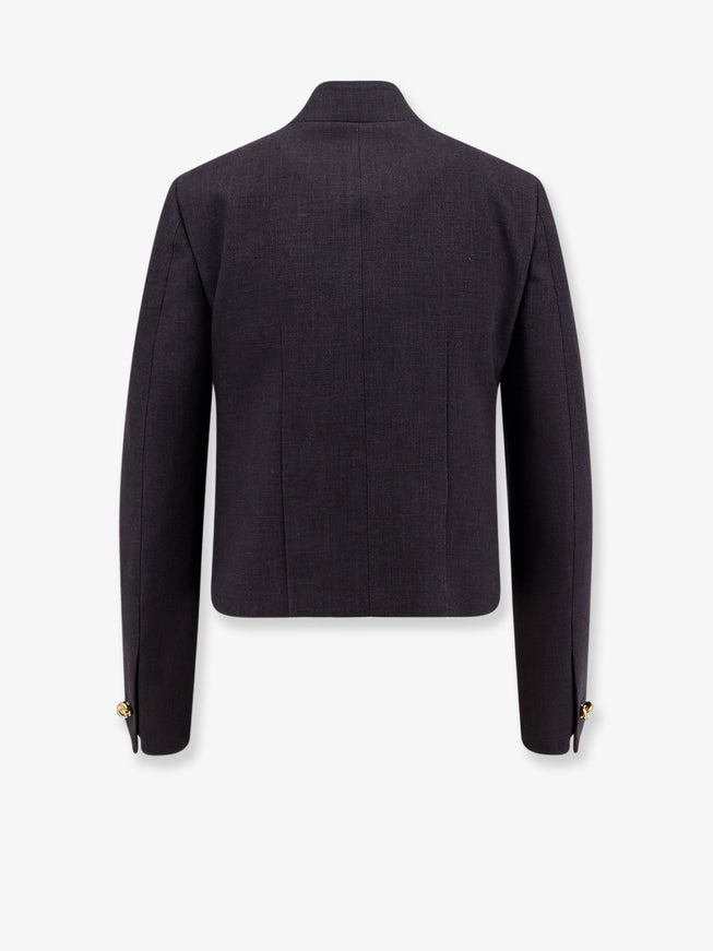 Bottega Veneta Cotton And Viscose Blazer With Knots Detail