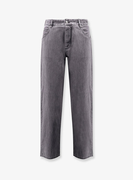 Bottega Veneta Light Denim Trousers Washed Black