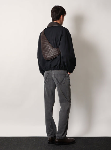 Bottega Veneta Sling Veneto Intrecciato Leather Crossbody Bag