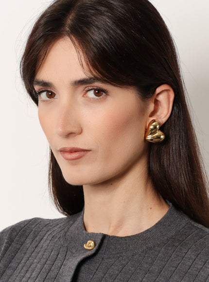 Bottega Veneta Silver Earrings