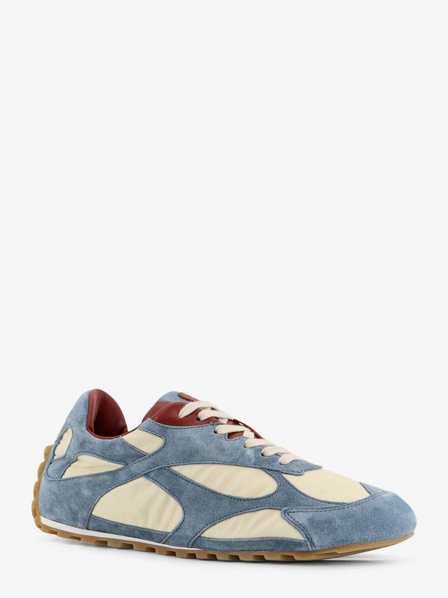 Bottega Veneta Orbit Flash Low-Top Suede And Nylon Sneakers