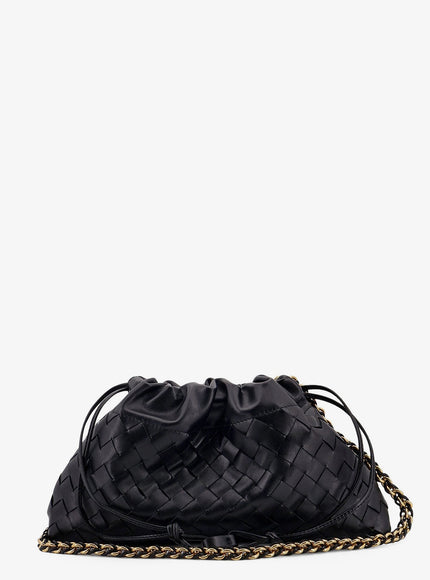 Bottega Veneta Dustbag Leather Pouch With Intrecciato Motif