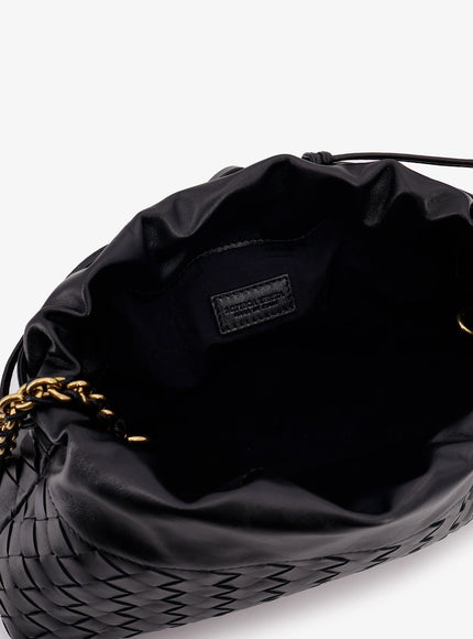 Bottega Veneta Dustbag Leather Pouch With Intrecciato Motif