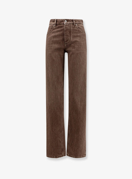 Bottega Veneta Brown Washed Boyfriend Denim Trousers Brown