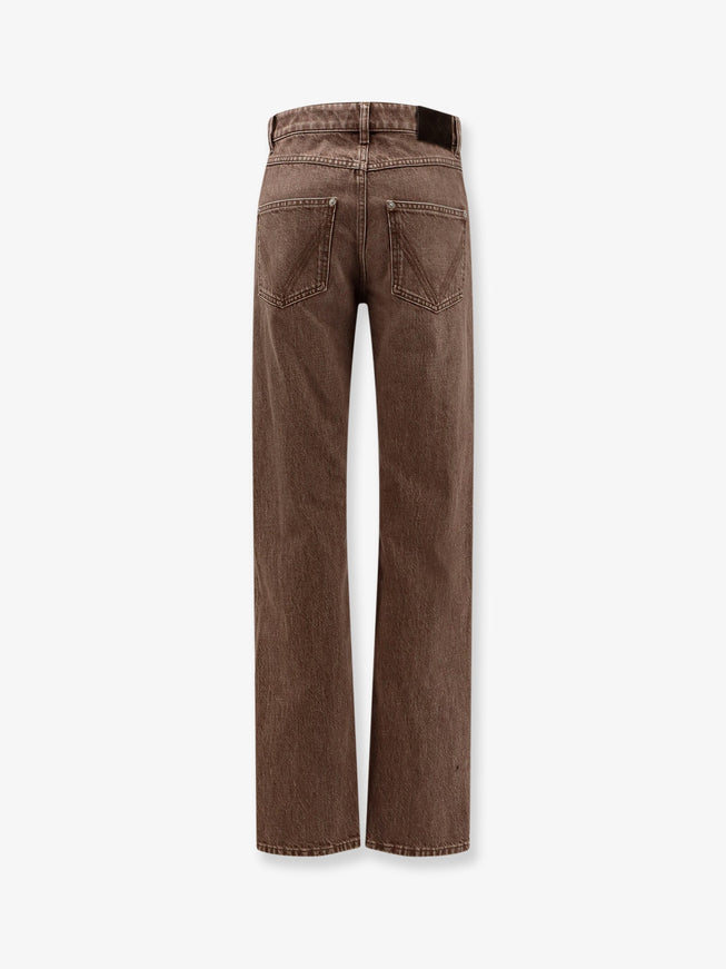 Bottega Veneta Brown Washed Boyfriend Denim Trousers