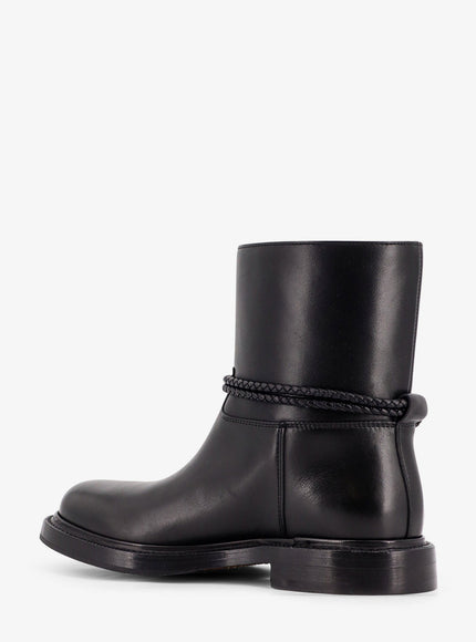 Bottega Veneta James Leather Ankle Boots