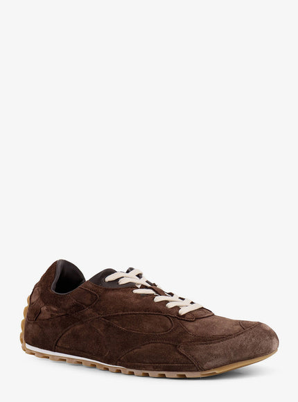 Bottega Veneta Orbit Flash Low-Top Suede Sneakers