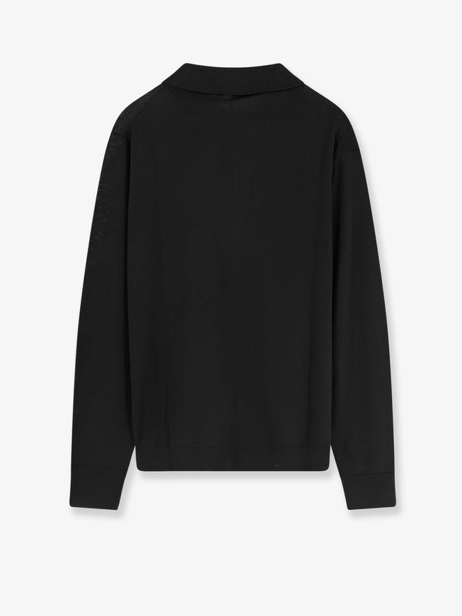 Bramani Cashmere Wool Polo Sweater