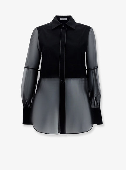 Brunello Cucinelli Voile Shirt Nero