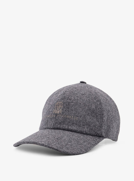 Brunello Cucinelli Virgin Wool Baseball Hat