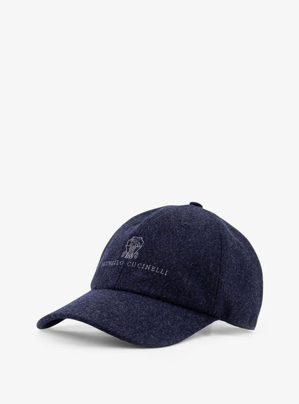 Brunello Cucinelli Virgin Wool Baseball Hat