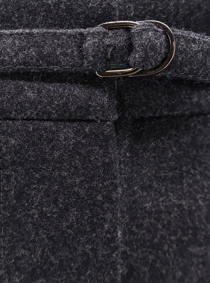 Brunello Cucinelli Virgin Wool Trousers With Belt