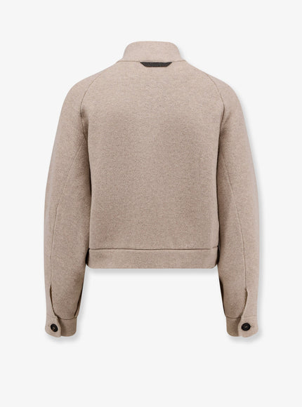 Brunello Cucinelli Cashmere Cardigan With Monili