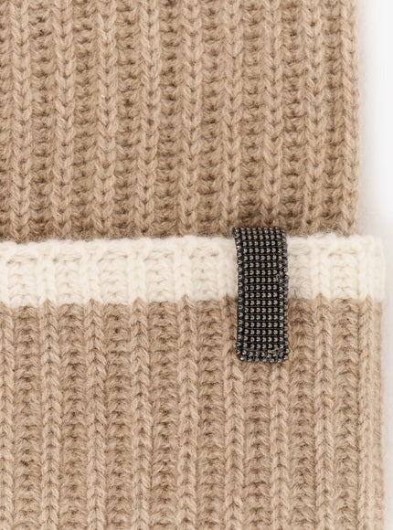 Brunello Cucinelli Cashmere Hat With Monili Detail