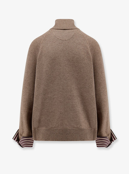Brunello Cucinelli Cashmere Sweater With Monili Detail
