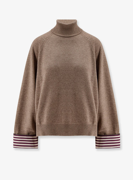 Brunello Cucinelli Cashmere Sweater With Monili Detail