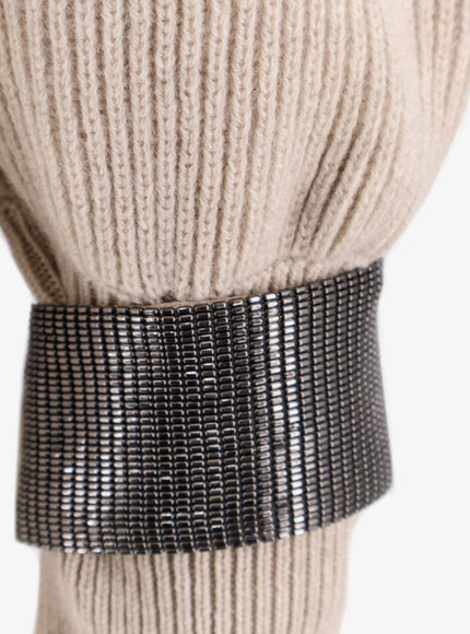 Brunello Cucinelli Cashmere Sweater With Removable Cuffs