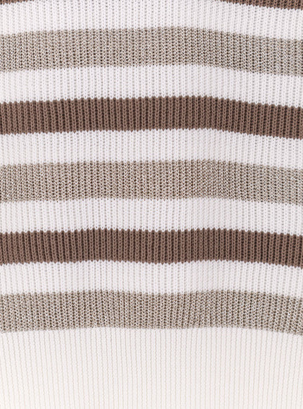 Brunello Cucinelli Sparkling Stripes Cotton Sweater