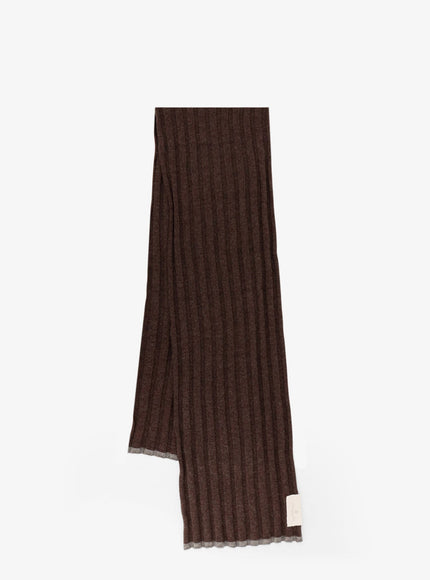 Brunello Cucinelli Cashmere Scarf Uni Moro Grigio Scuro