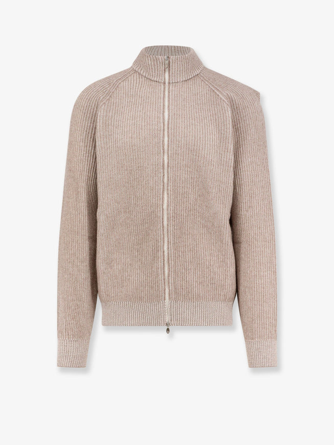 Brunello Cucinelli Cashmere Cardigan Nocciola Panama