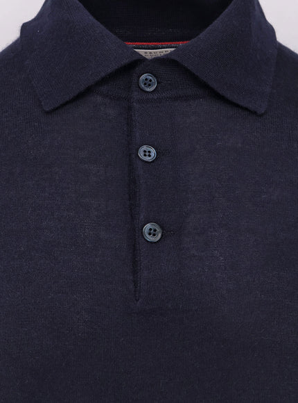 Brunello Cucinelli Cashmere And Silk Polo Shirt