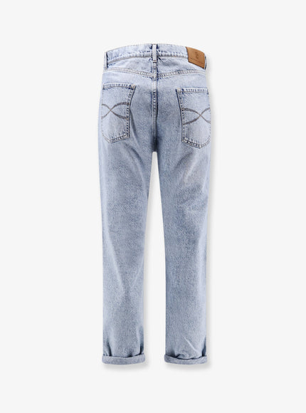 Brunello Cucinelli Stone-Washed Denim Jeans