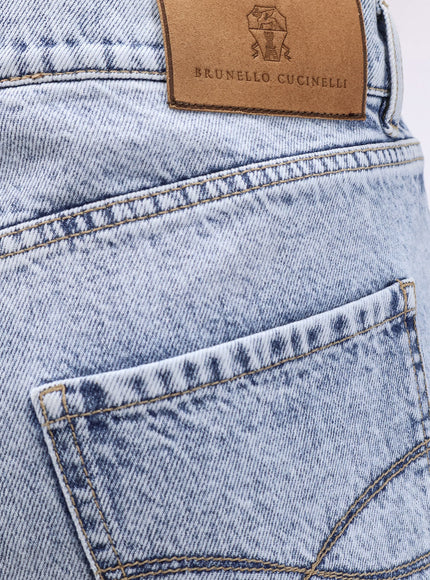 Brunello Cucinelli Stone-Washed Denim Jeans
