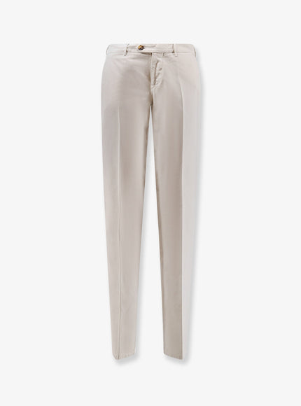 Brunello Cucinelli Cotton Trousers Bianco