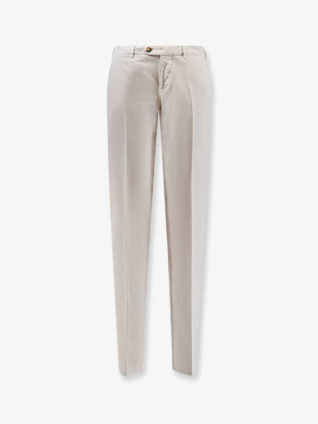 Brunello Cucinelli Cotton Trousers Bianco