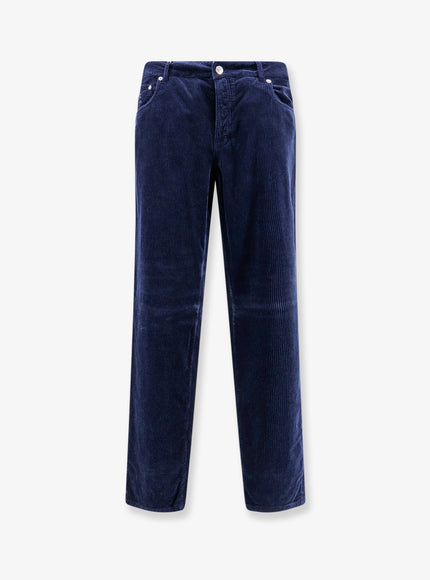 Brunello Cucinelli Corduroy Trousers Navy