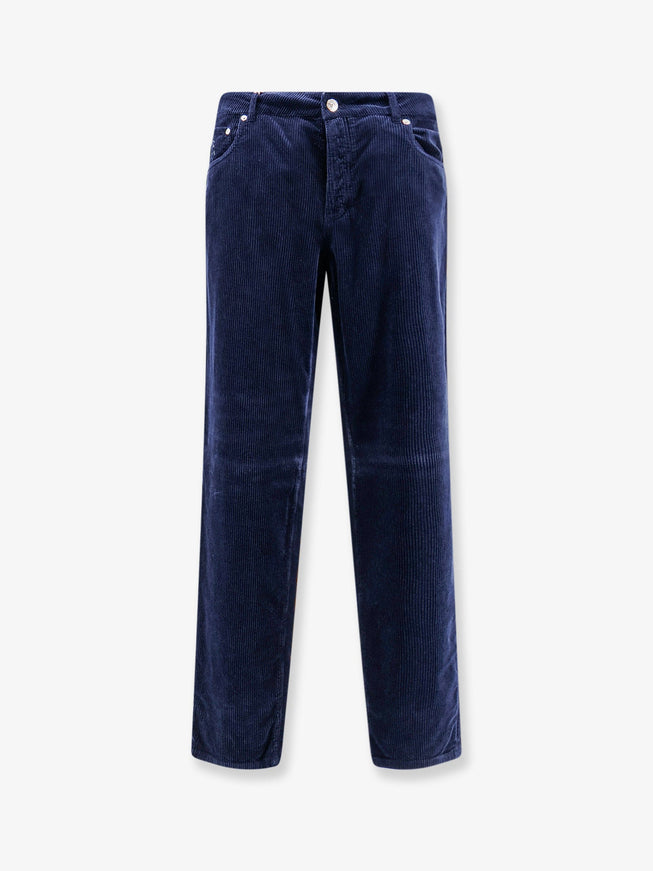 Brunello Cucinelli Corduroy Trousers Navy