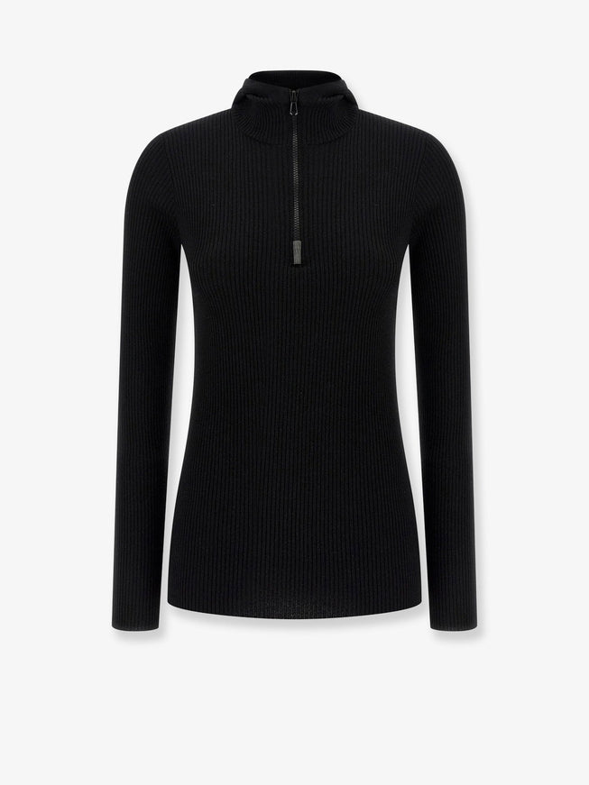 Brunello Cucinelli Cashmere Blend Turtleneck Sweater Nero