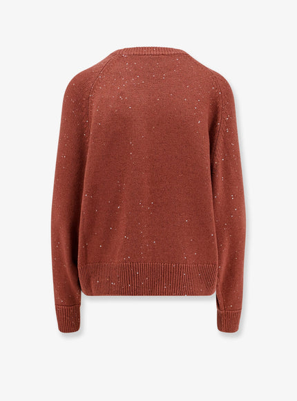 Brunello Cucinelli Cashmere And Silk Sweater With Sequins