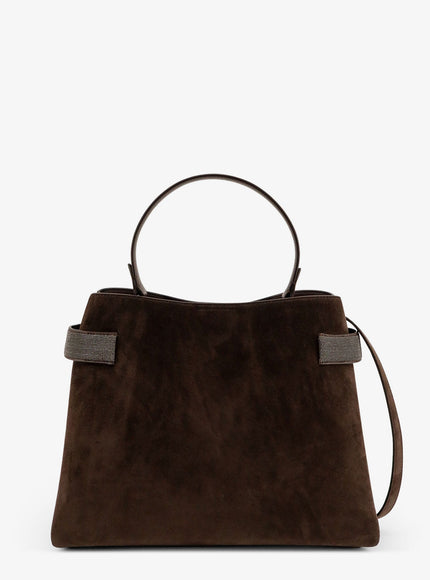Brunello Cucinelli Suede Shoulder Bag