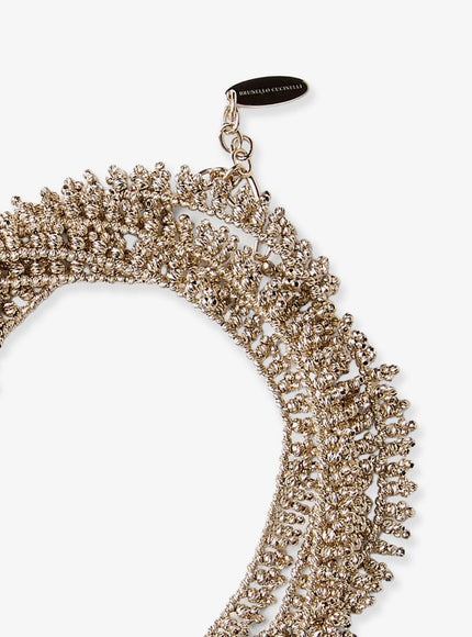 Brunello Cucinelli Knotted Silver Bracelet