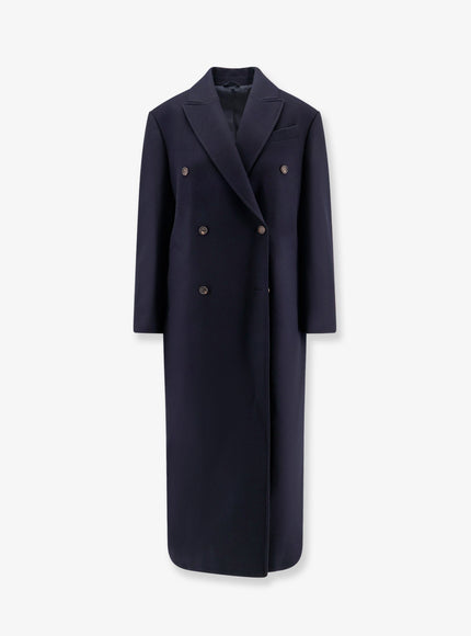 Brunello Cucinelli Double-Breasted Wool Coat