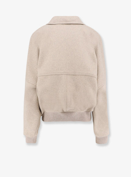 Brunello Cucinelli Double Cashmere And Wool Cloth Bomber