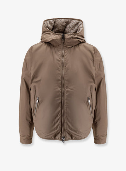 Brunello Cucinelli Reversible Wool And Silk Down Jacket