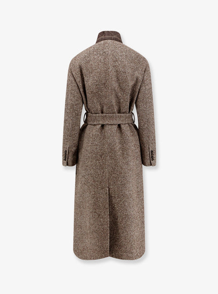 Brunello Cucinelli Wool Blend Padded Coat