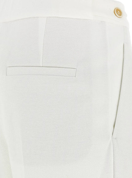 Brunello Cucinelli Cotton Piquet Trousers
