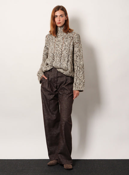 Brunello Cucinelli Wool And Cashmere Turtleneck Sweater With Sequins