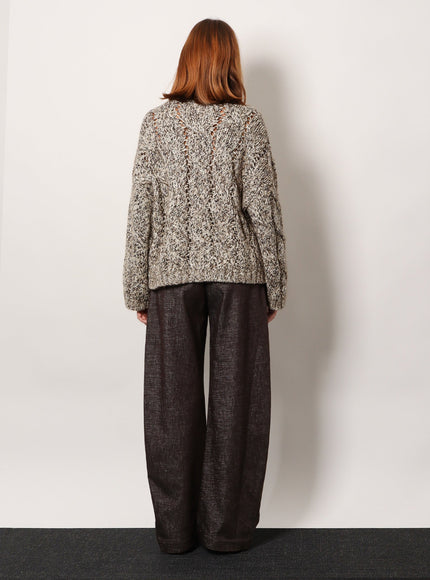 Brunello Cucinelli Wool And Cashmere Turtleneck Sweater With Sequins